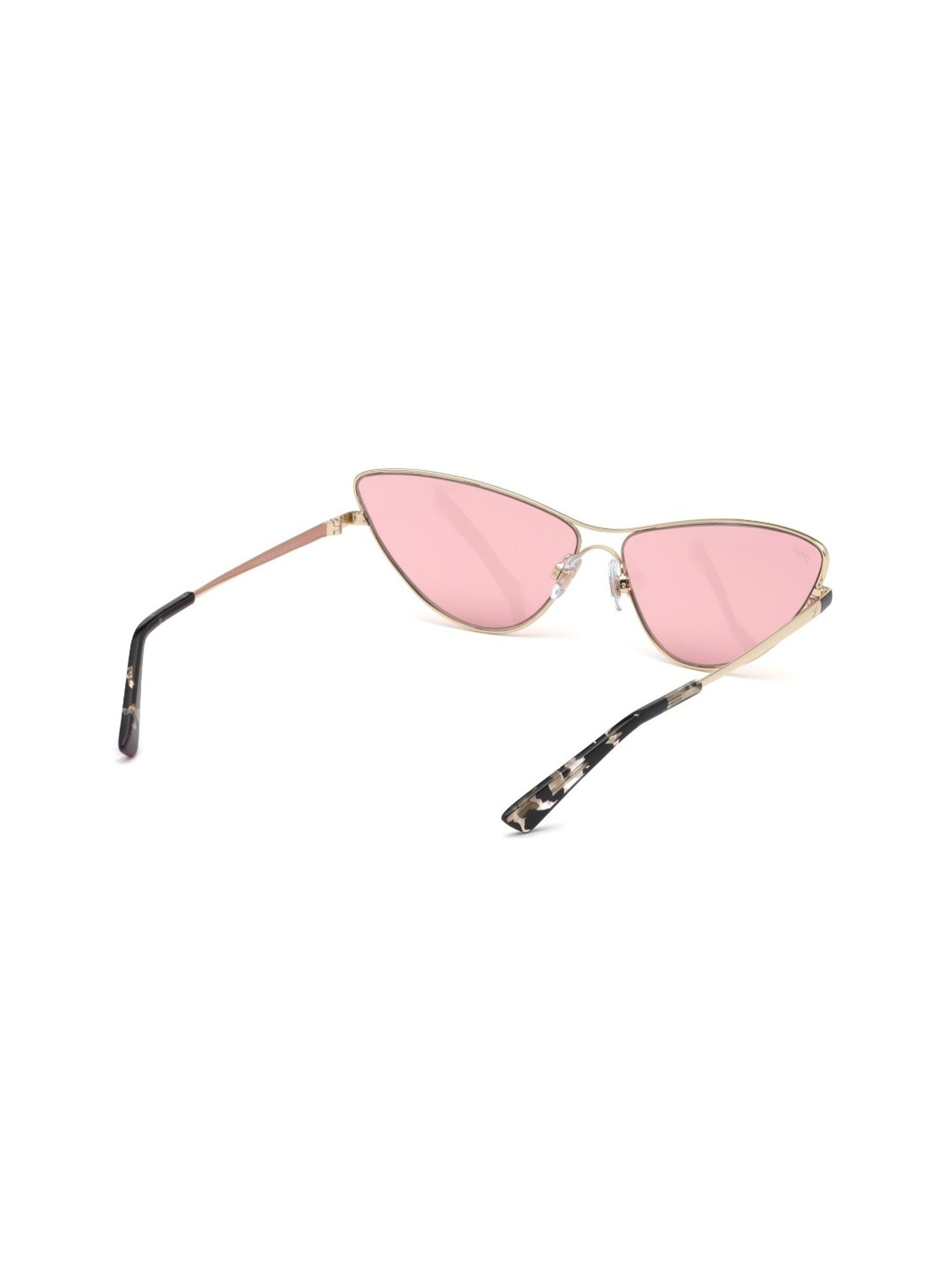 Web Eyewear Pink Cat Eye Sunglasses for Women Designed in Italy