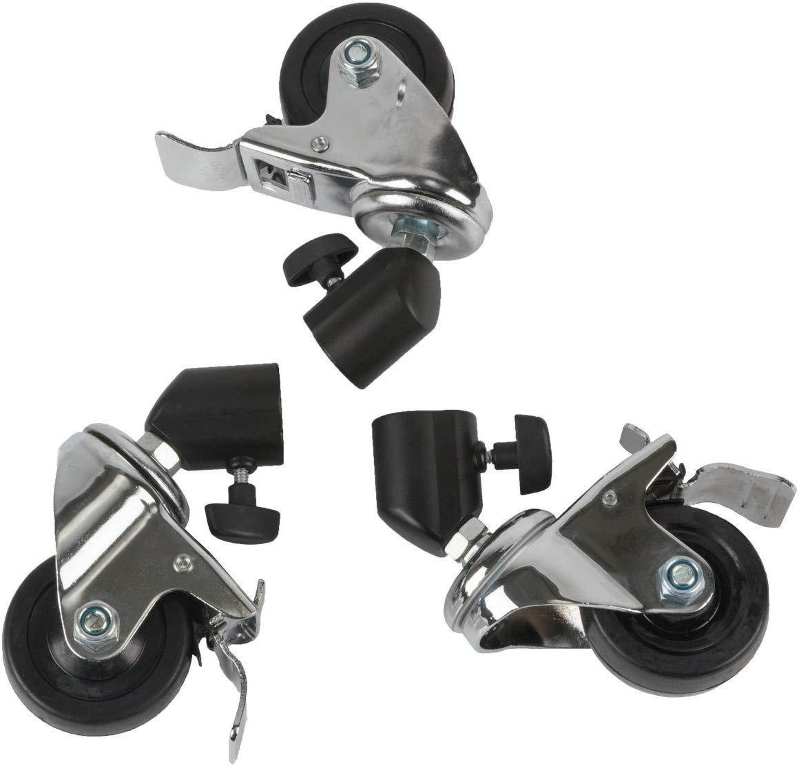 Caster Set for 13.5' Heavy Duty Air-Cushioned Light Stand (Qty 3)