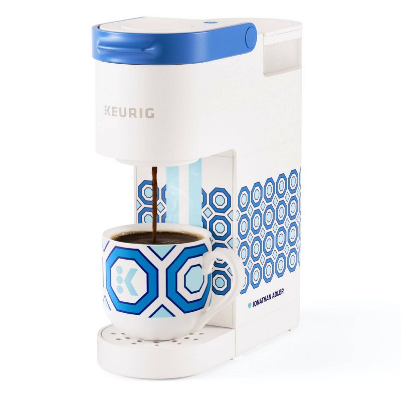 Keurig K-Mini Basic Jonathan Adler Limited Edition Single-Serve K-Cup Pod Coffee Maker - White