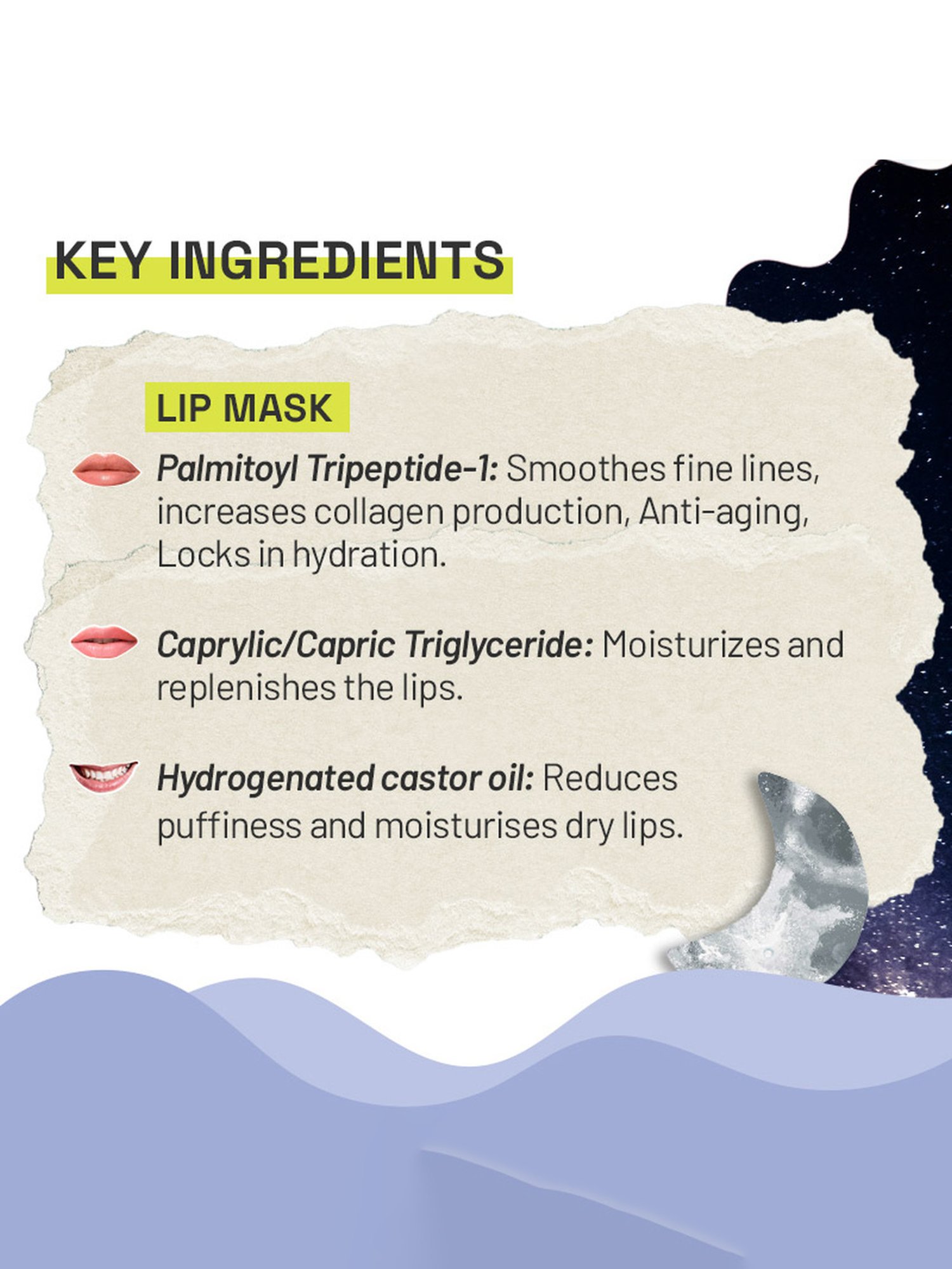 Flurth Korean Night Lip Care Trio - Lip Balm, Lip Peel & Lip Mask