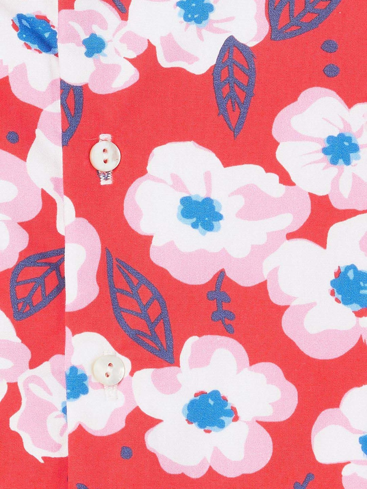 Fame Forever by Lifestyle Girls Peach Cotton Floral Dress