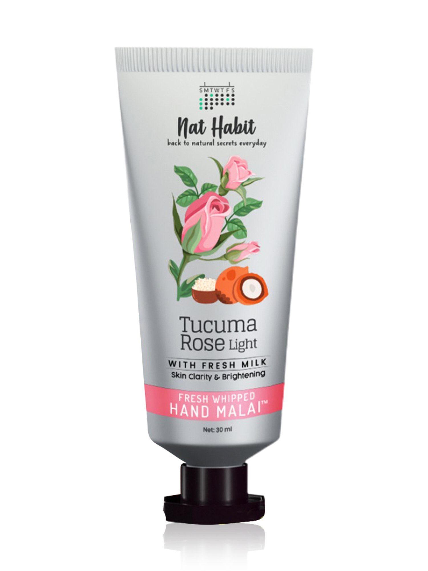 Nat Habit Tucuma Rose Light Fresh Whipped Hand Malai - 30 ml
