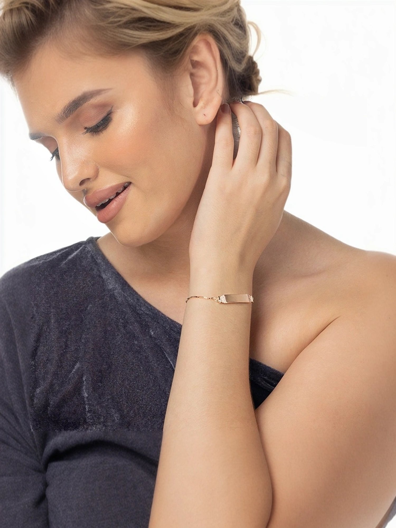 Clara Enzo 92.5 Sterling Silver Swarovski Zirconia Bracelet