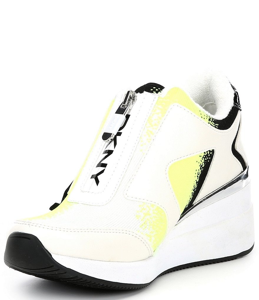 DKNY Parlan Logo Zip Front Sneakers