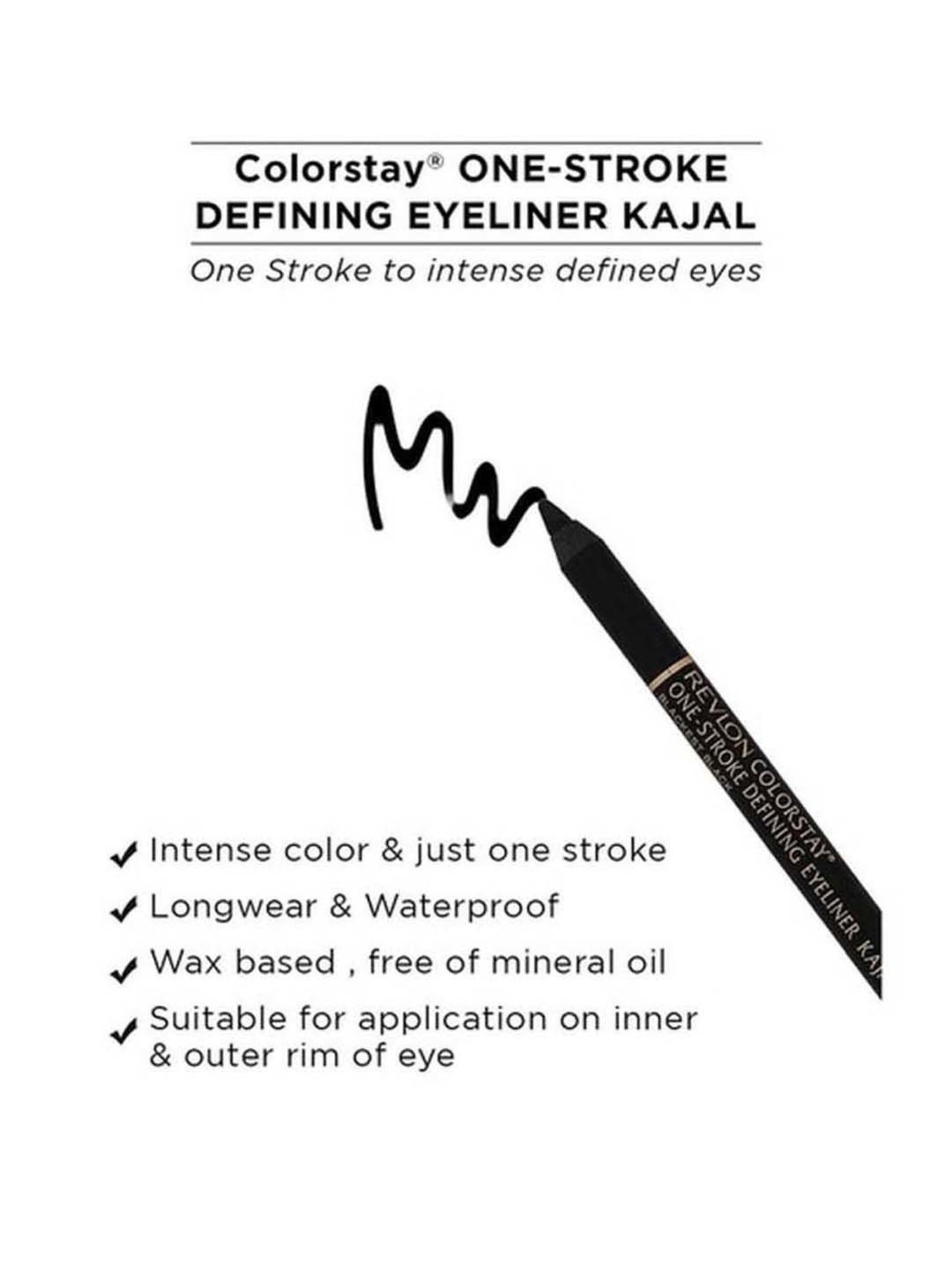 Revlon One Stroke Defining Eyeliner Kajal Blooming Blue - 1.2 gm