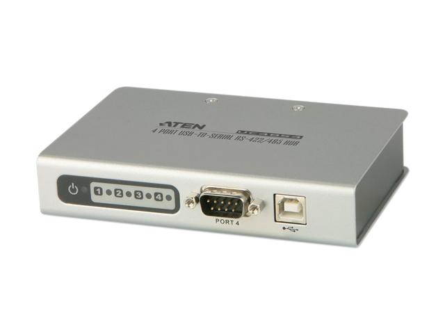 Aten UC4854 4-port USB-to-Serial RS-422/485 Hub