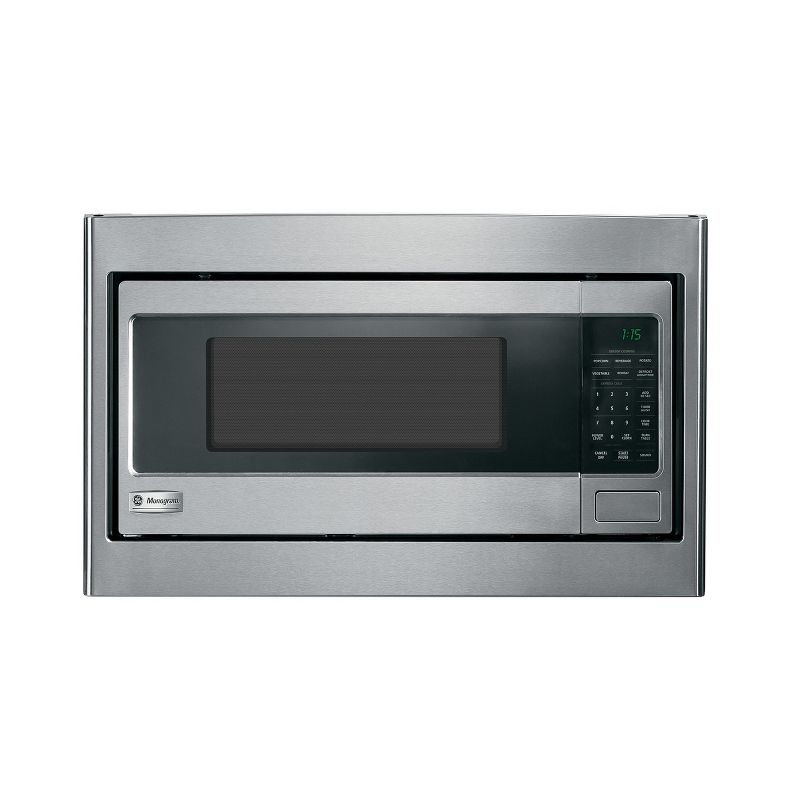 GE JX827SFSS 27 Inch Stainless Steel Deluxe Countertop Microwave Trim Oven Kit (Certified Refurbished)