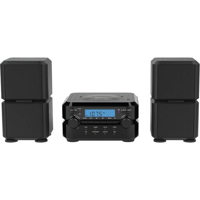 Naxa NS-441 Digital CD Microsystem (Black)