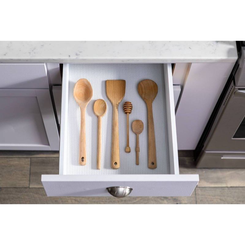 Duck Select Grip EasyLiner Non Adhesive Shelf and Drawer Liner, 12" x 20' White