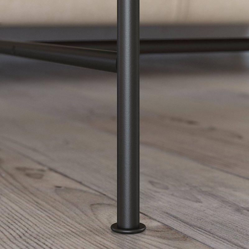 Ironworks Coffee Table Vintage Golden Pine - Kathy Ireland Home