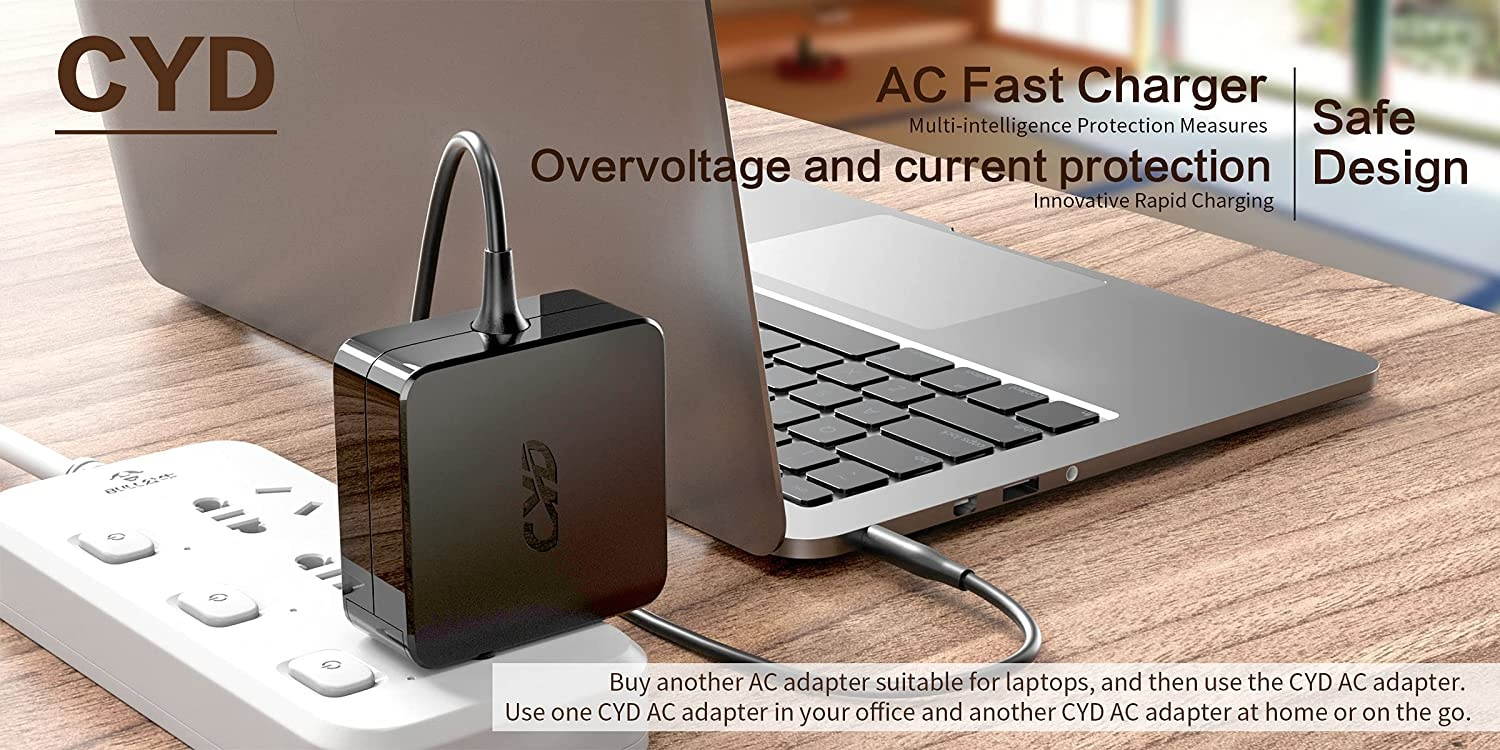 CYD 45W 19.5V 2.31A Laptop Power Cord Compatible for HP Spectre Charger 741727-001 740015-001 740015-002 740015-003 15-BS000 17-BS000 15-bs168cl 15-bs010ds 15-bs013dx 15-bs060wm 15-bs192od