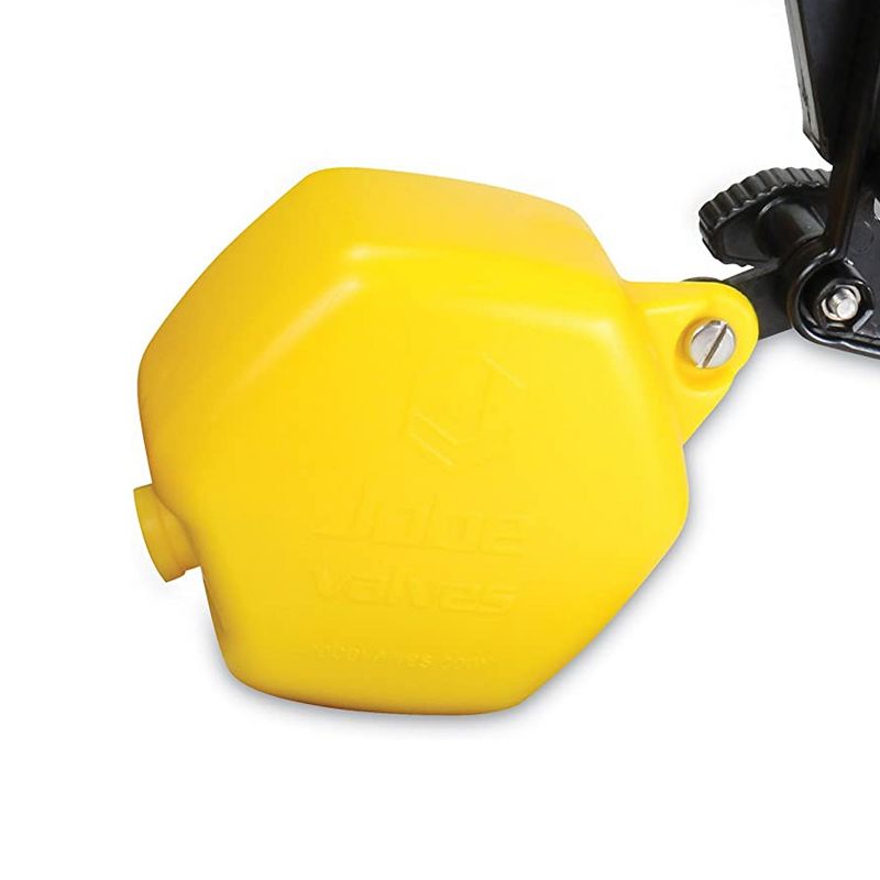 Jobe Valves J-TPV20DLT Heavy Duty Adjustable Topaz Water Tank Float Valve with Long Tail, 3/4 Inch Inlet, Black and Yellow (3 Pack)