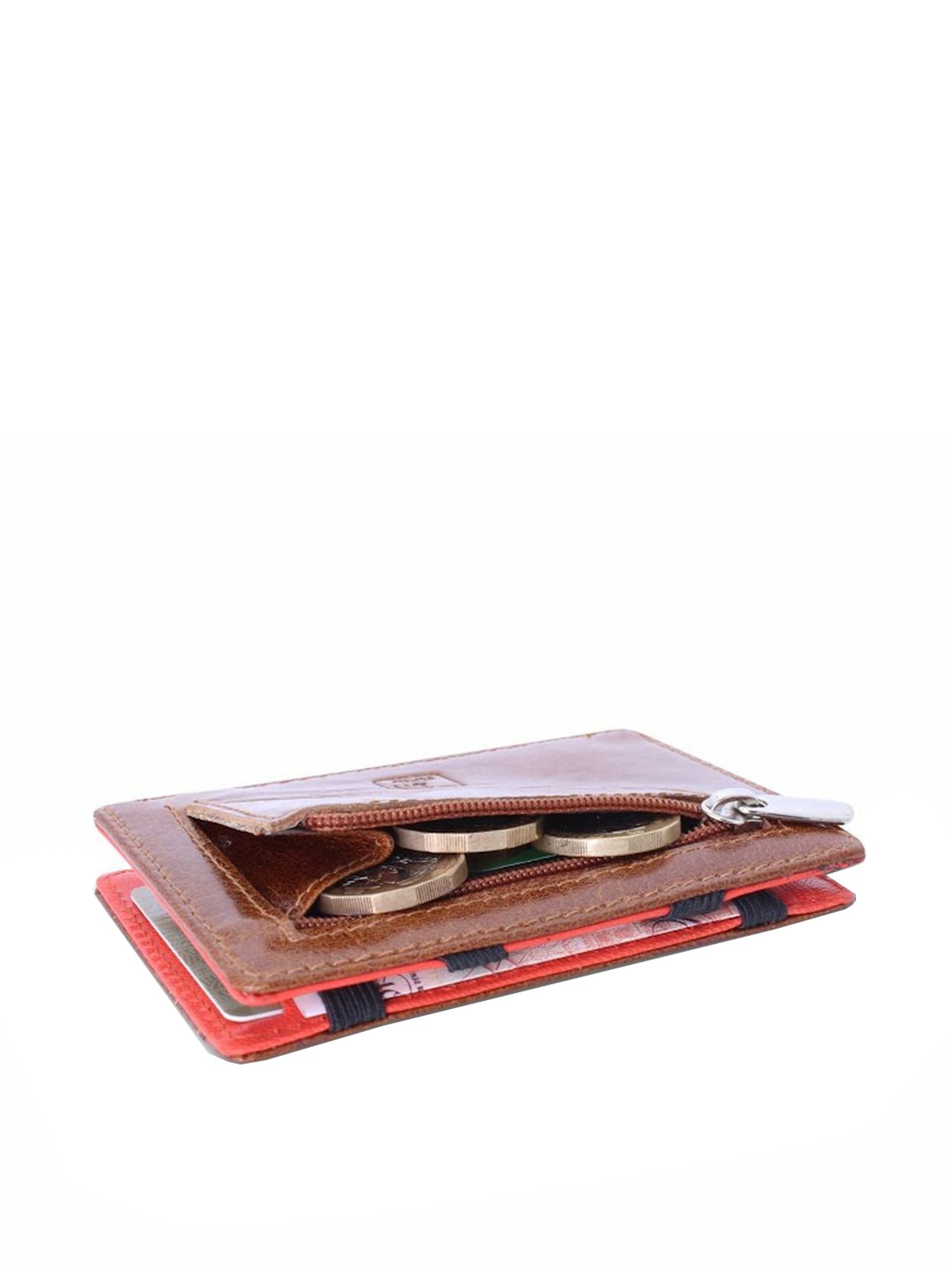 THE HOLISTIK Hide & Seek Tan Casual Leather Bi-Fold Wallet for Men