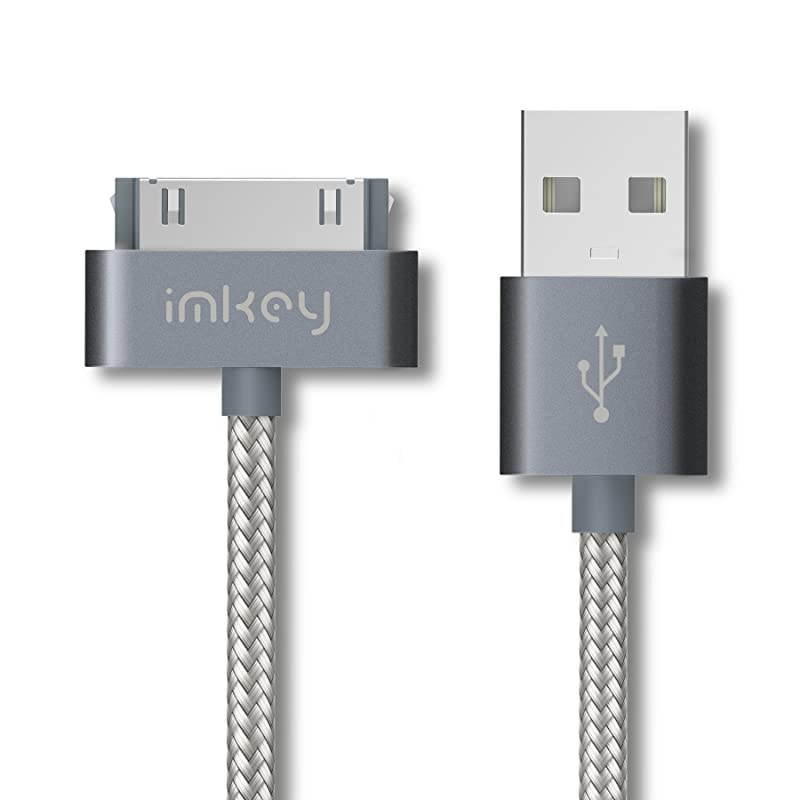 Apple Certified 65 Feet 30Pin to USB Sync and Charging Gray Size 65