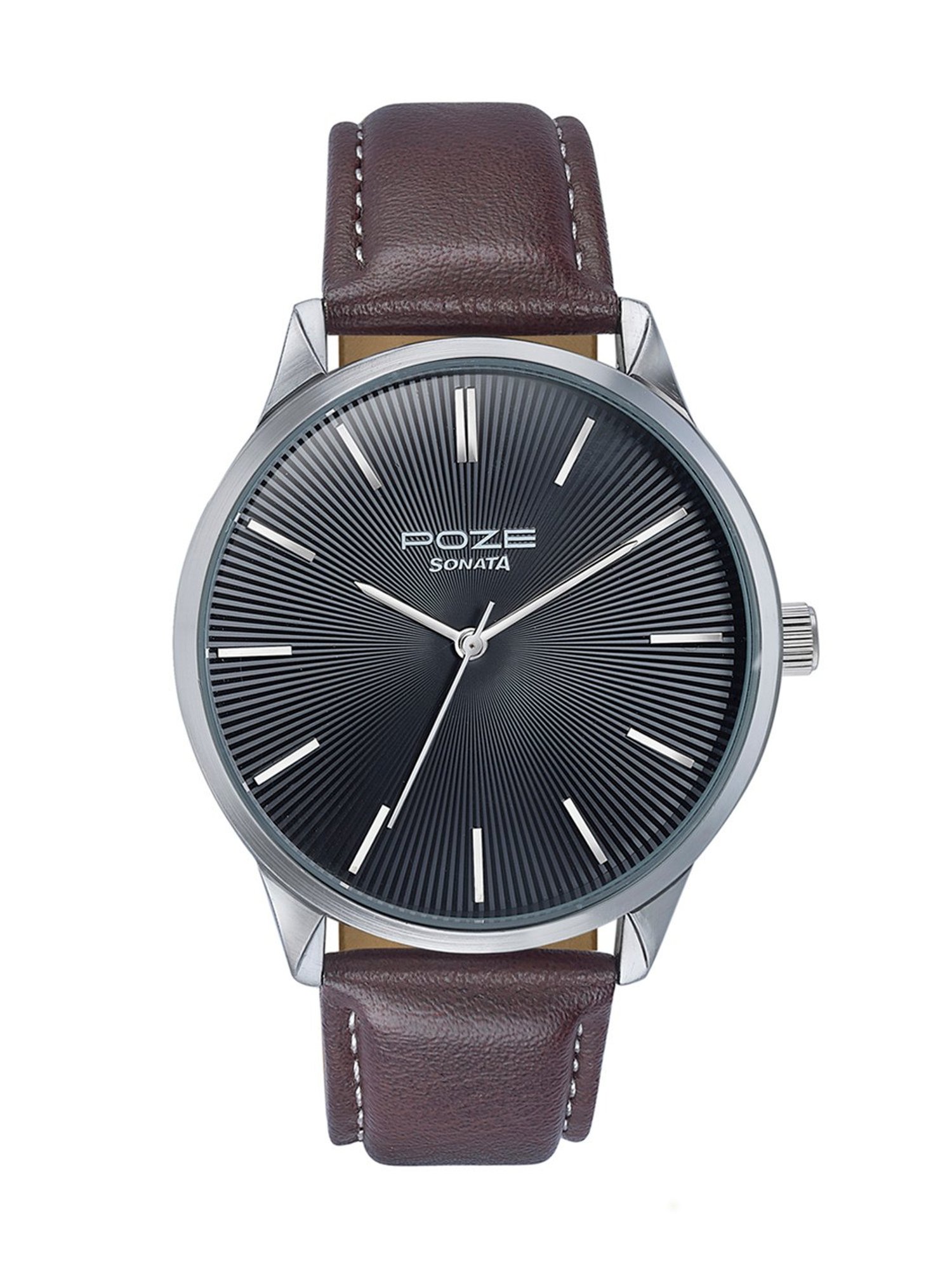 Sonata Poze 3.0 SP70046SL01W Analog Watch for Men