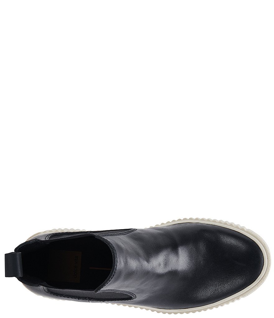 Dolce Vita Cola H2O Leather Water-Repellent High Top Chelsea Sneakers