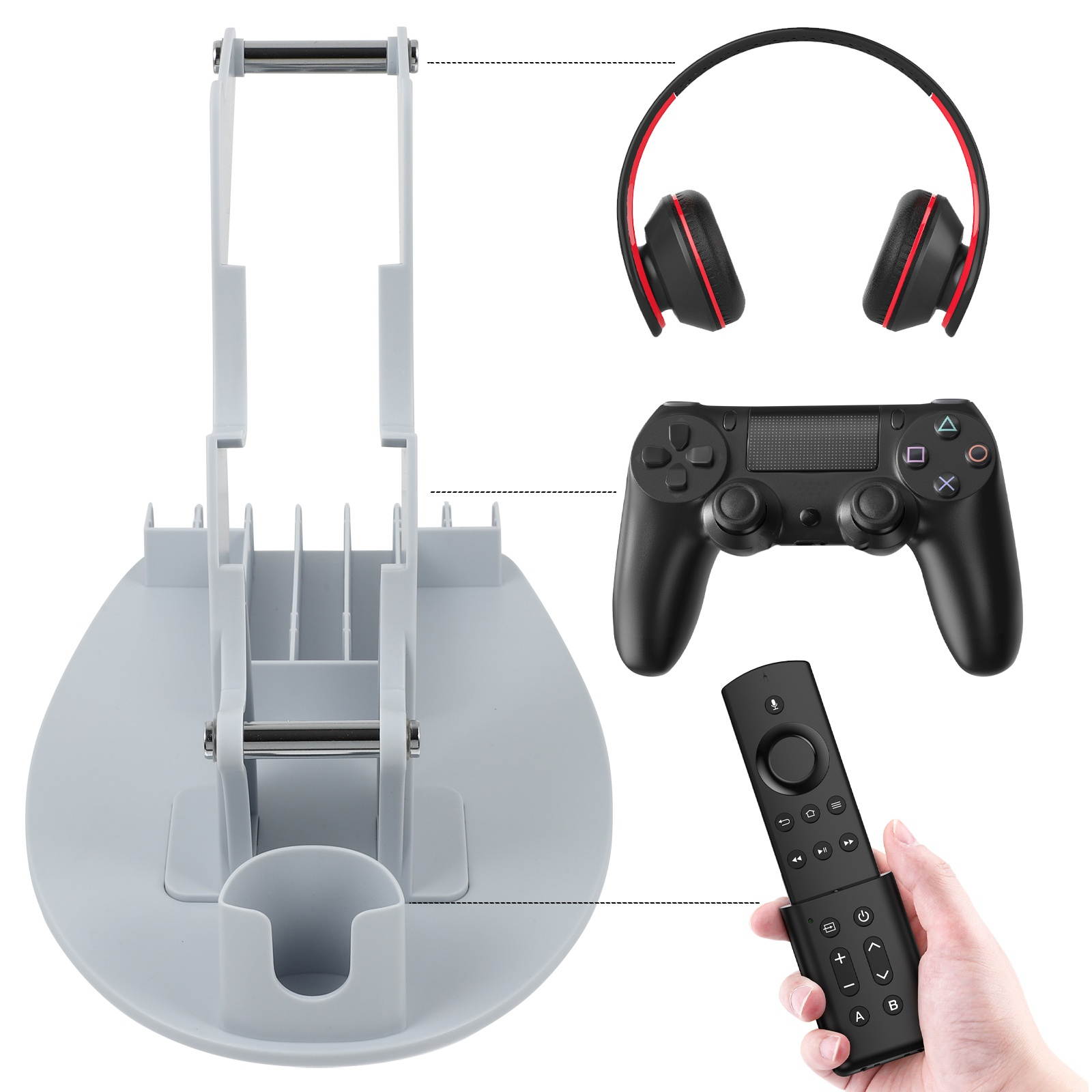 1pc TV Controller Remote Device CD  Headset Gamepad Bracket Shelf Stand for Home