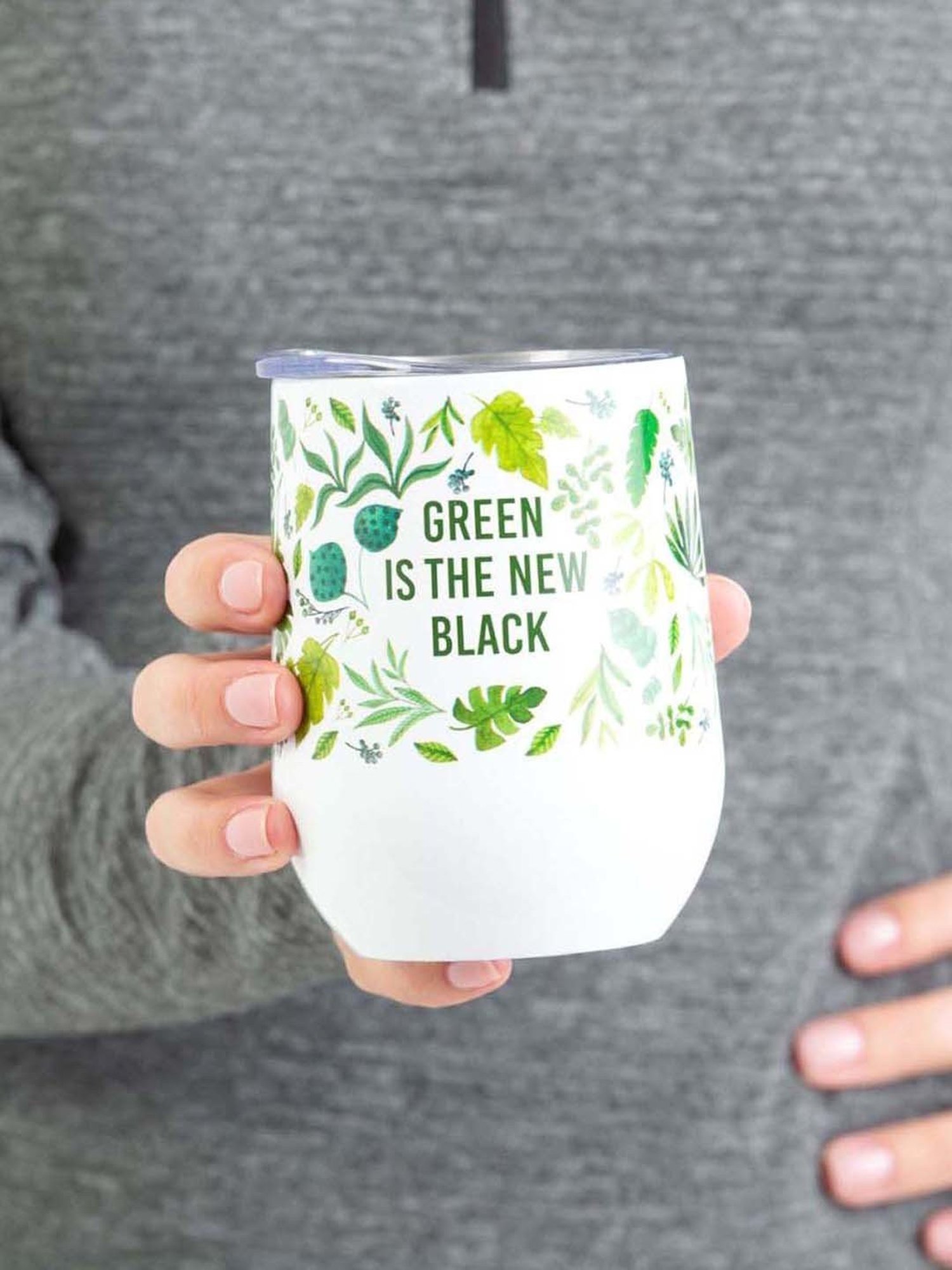 Melbify Roll Sip Transparent Cocktail Glass with straw 250ml - Set of 2