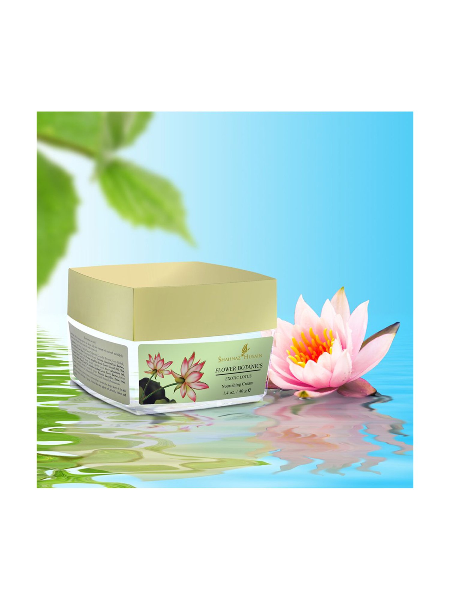 Shahnaz Husain Flower Botanics Exotic Lotus Nourishing Cream - 40 gm