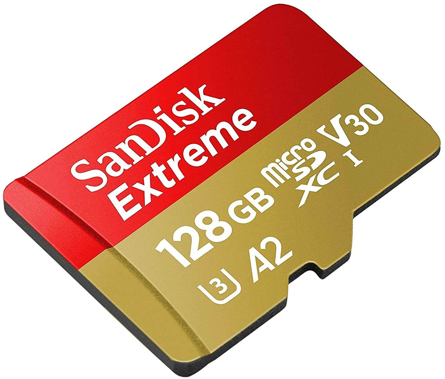 SanDisk 128GB SDXC Micro Extreme Memory Card and SD Adapter Bundle Works with Samsung Galaxy S10, S10+, S10e Phone Class 10 A2 (SDSQXA1-128G-GN6MA) Plus (1) Everything But Stromboli (TM) Card Reader