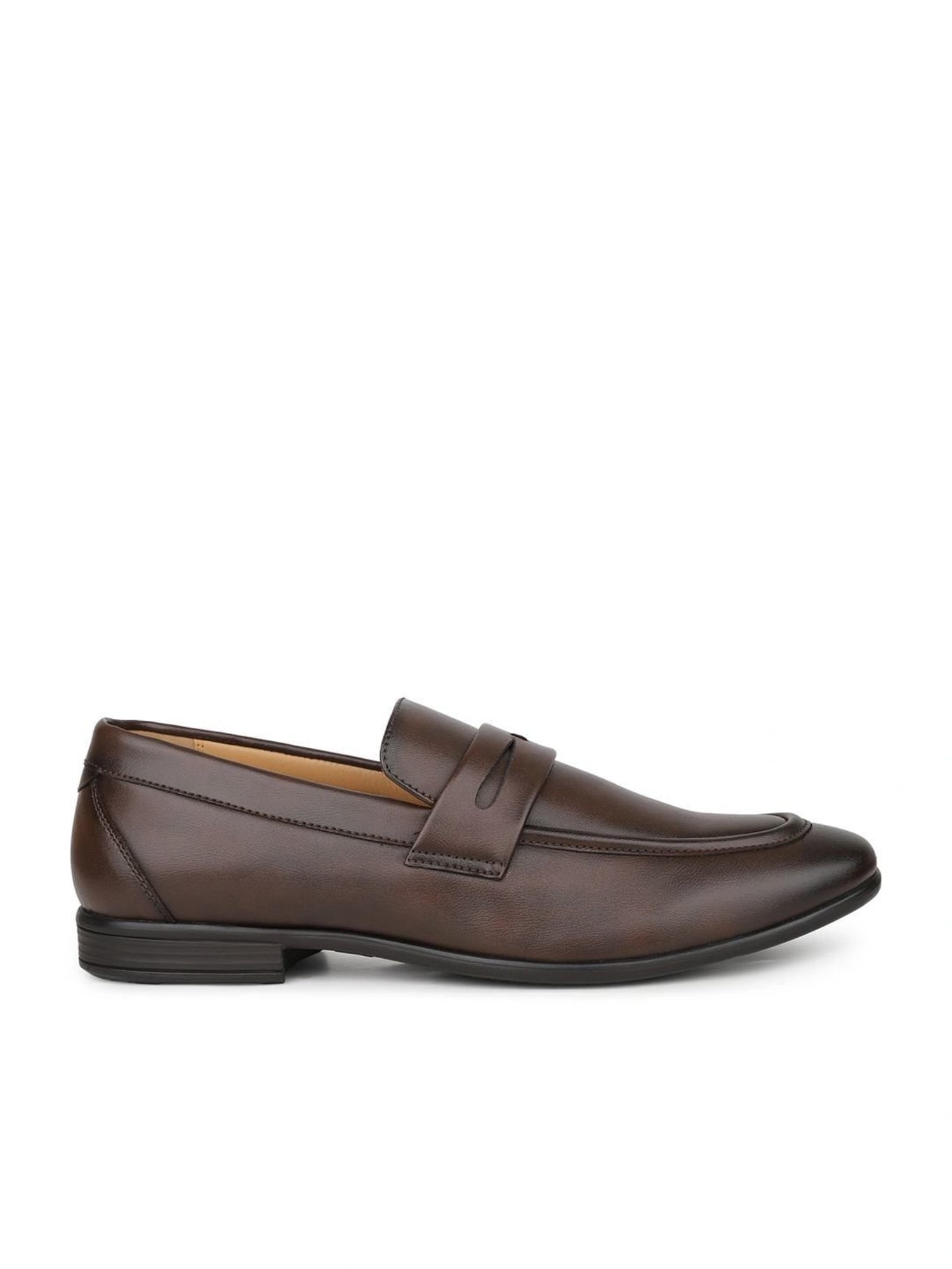 Privo by Inc.5 Men's Brown Formal Loafers