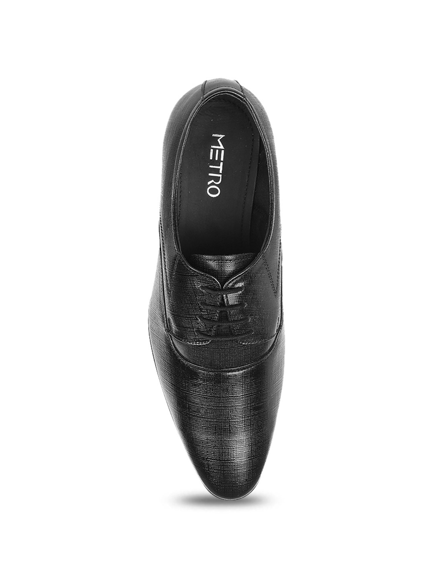 Metro Men's Black Shoe Lace-up