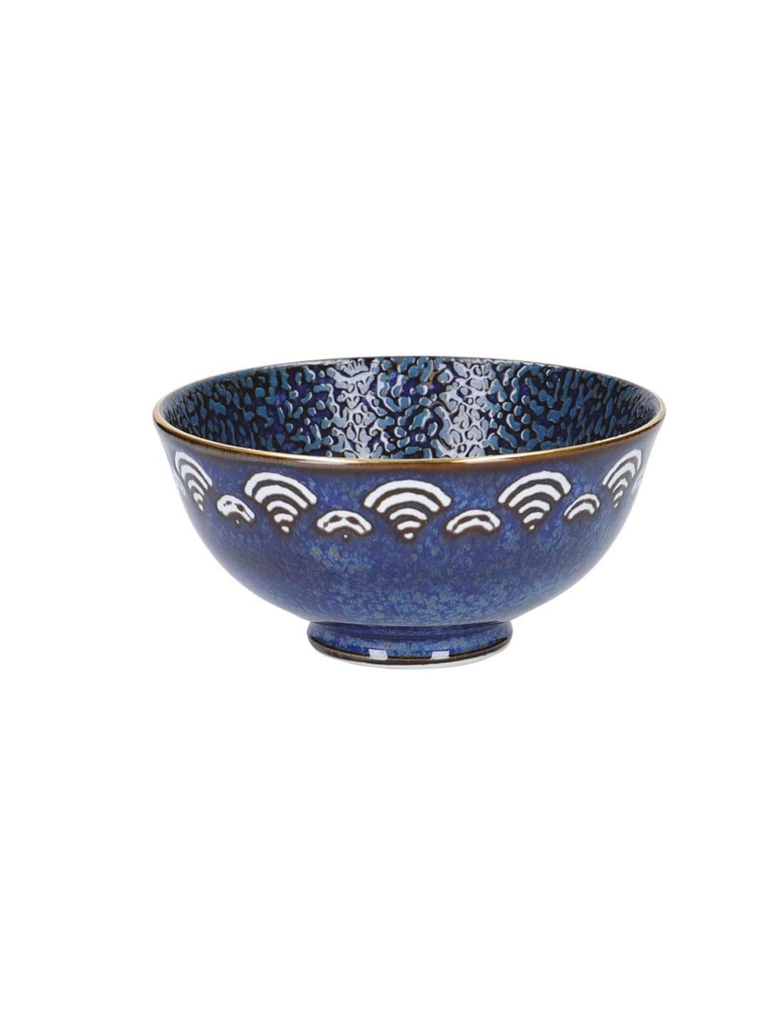 Mikasa Blue Porcelain Miso Serve Bowl