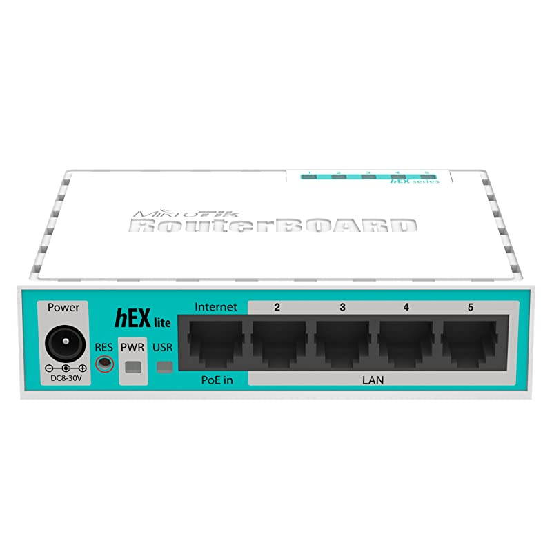 RouterBOARD hEX lite 5 ports router 5 X 10100 PoE OSL4 RB750r2