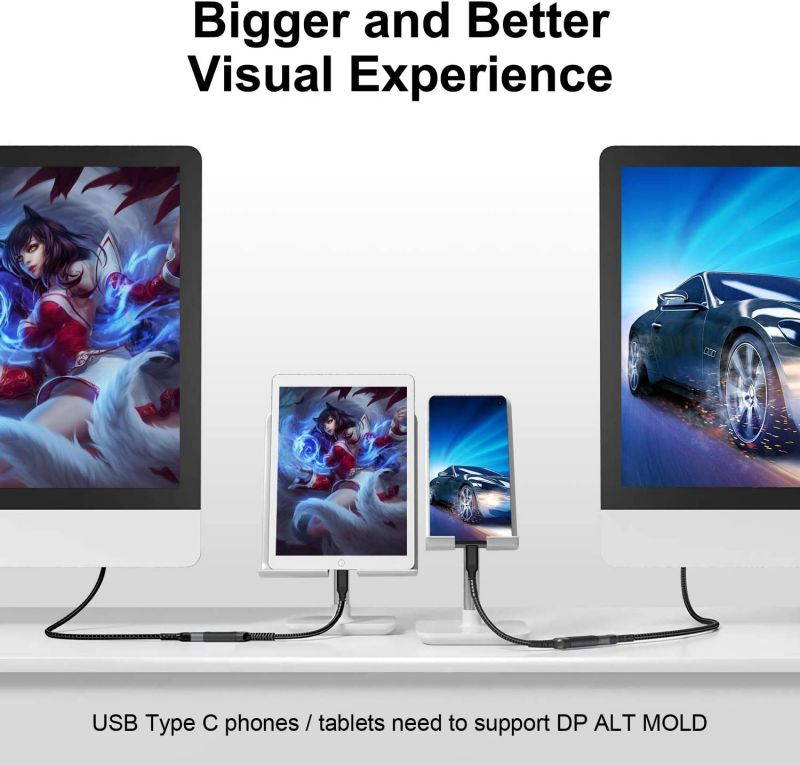 USB C to Mini DisplayPort Adapter SILEBING09 USB C(Thunderbolt 3) to Mini DP Adaptor 4K@60Hz USB 3.1 Type-C to Mini DP Adapter for iPad Pro 2018 MacBook 2017 Samsung S10(No Thunderbolt 2)