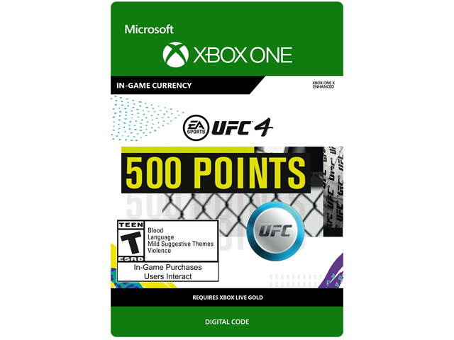 EA SPORTS UFC 4: 500 UFC Points Xbox One [Digital Code]