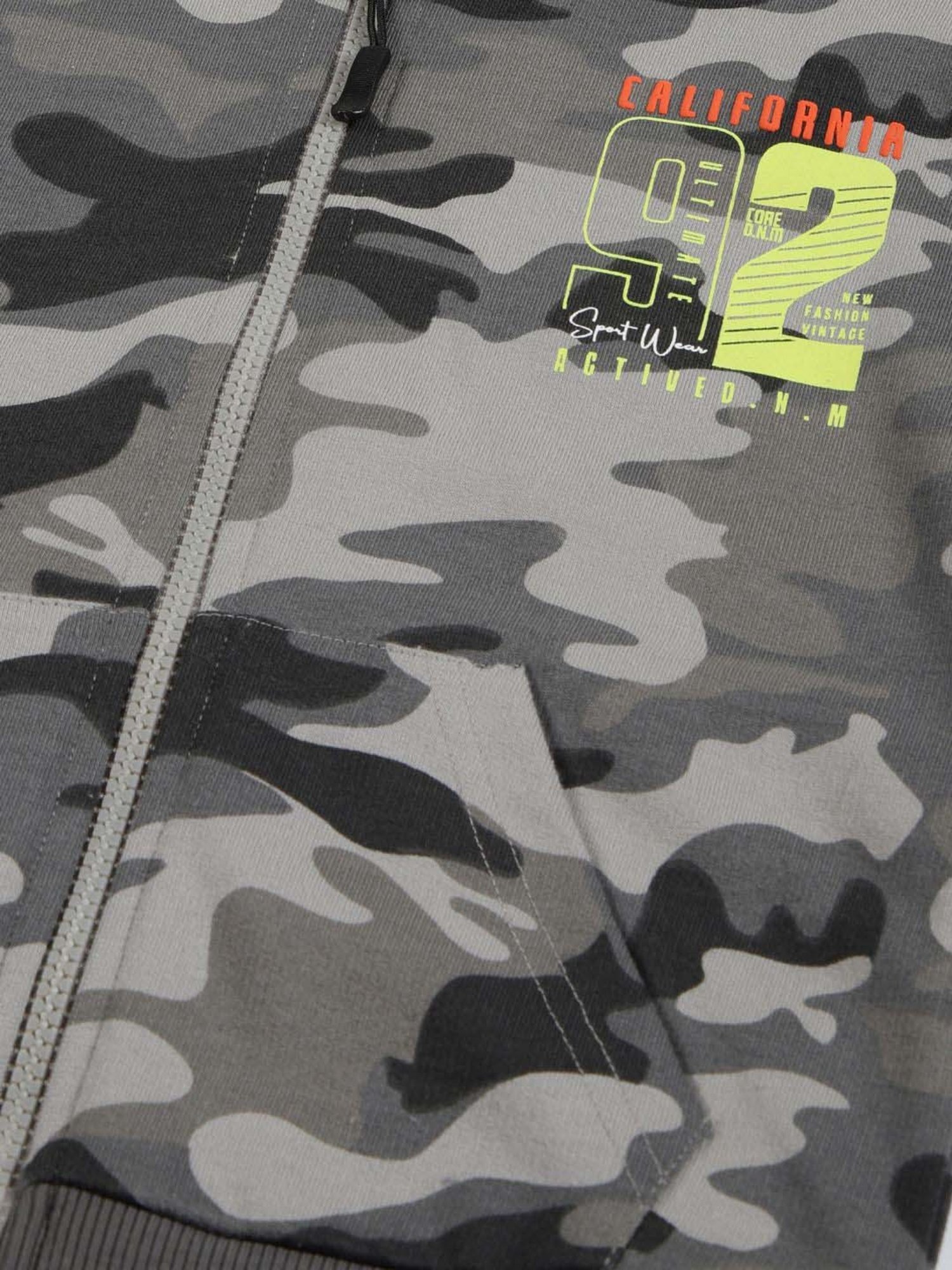 Allen Solly Junior Orange Cotton Regular Fit Full Sleeves Sweatshirt