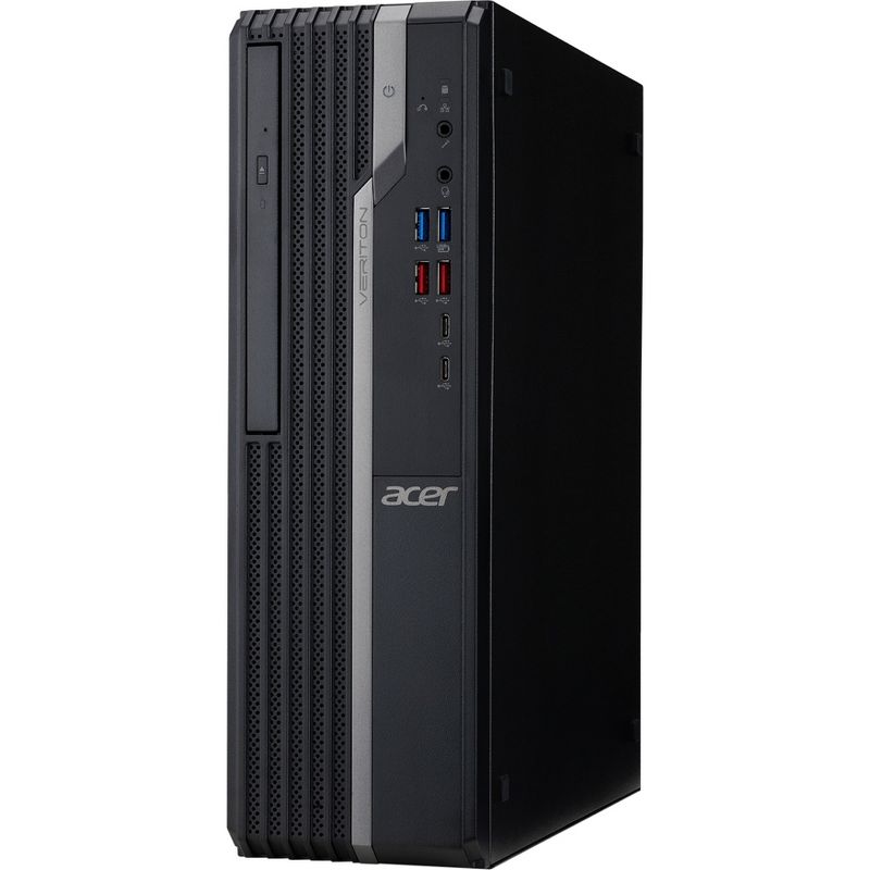 Acer Veriton X4660G VX4660G-I3810H1 Desktop Computer - Core i3 i3-8100 - 4 GB RAM - 500 GB HDD - Black - Windows 10 Pro 64-bit