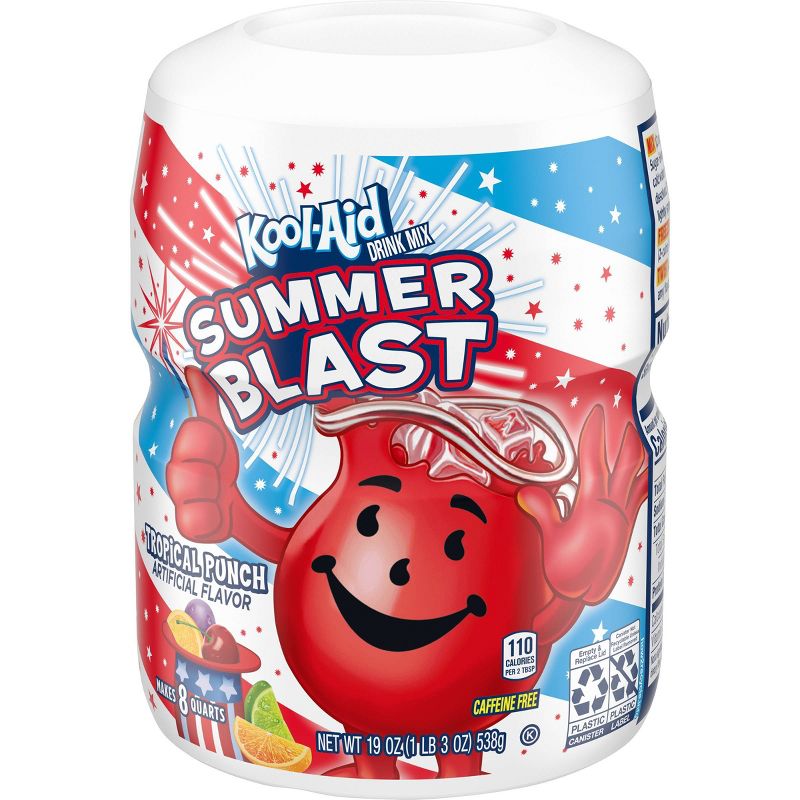 Kool-Aid Tropical Punch Soft Drink Mix - 19oz Canister