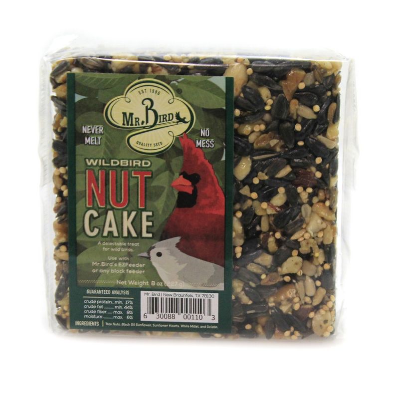 Home & Garden 4.25" Wildbird Nut Cake No Mess Never Melt Mr Bird  -  Bird And Wildlife Food