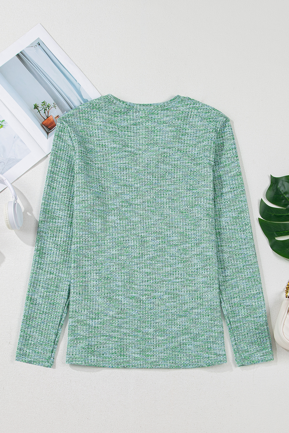 Bohemian Patterned Pullover Long Sleeve Blouse