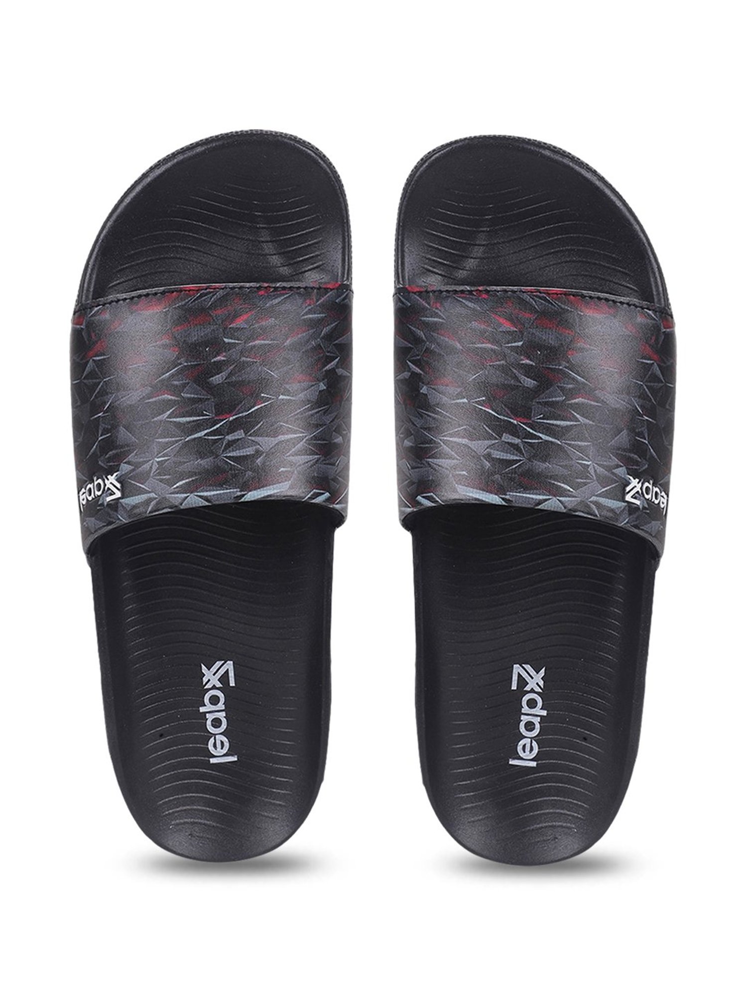 Leap7X by Liberty Men's NITWALK-2 Black Slides