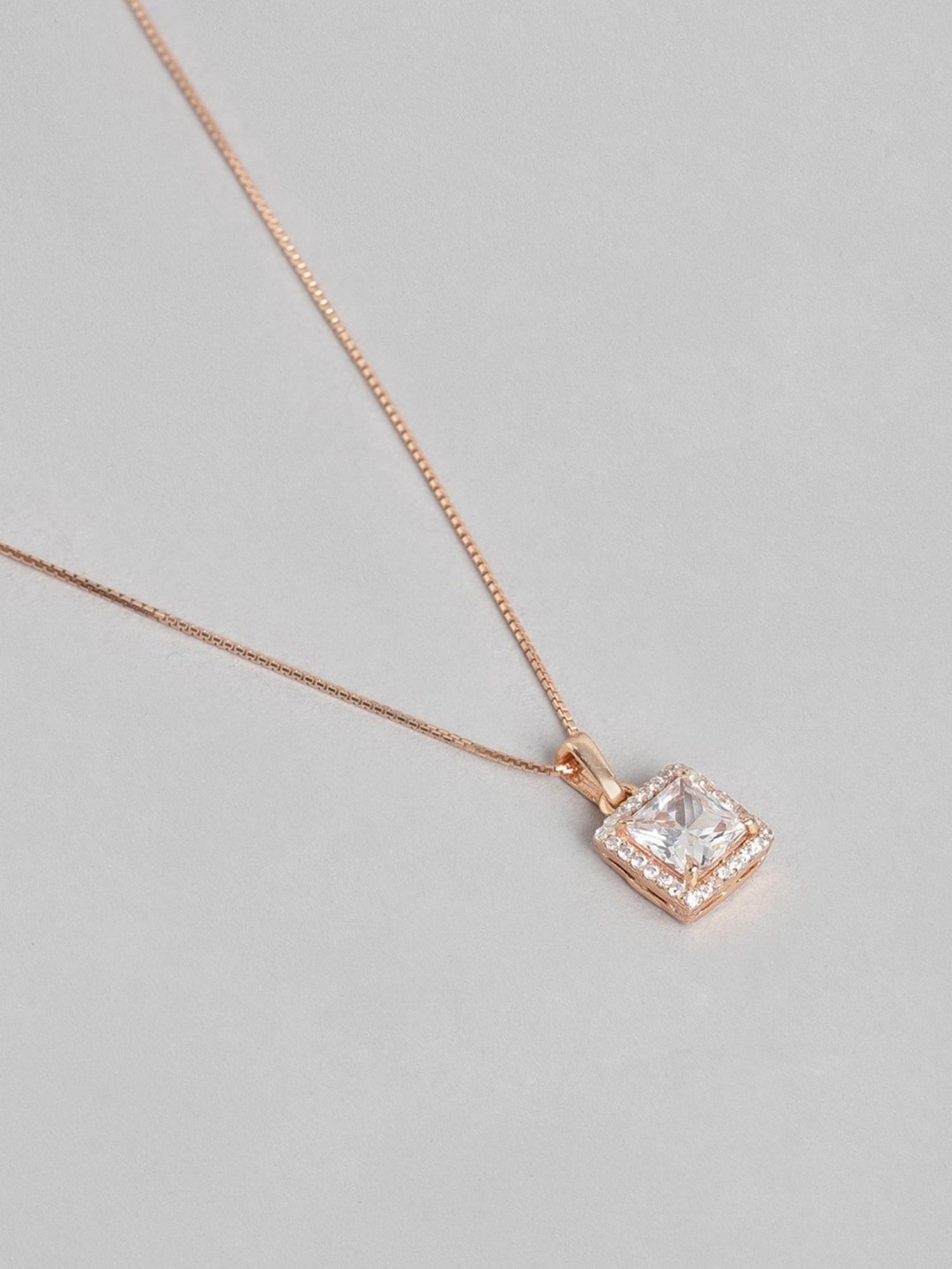 Silberry 925 Silver Solitaire Dream Pendant & Earrings