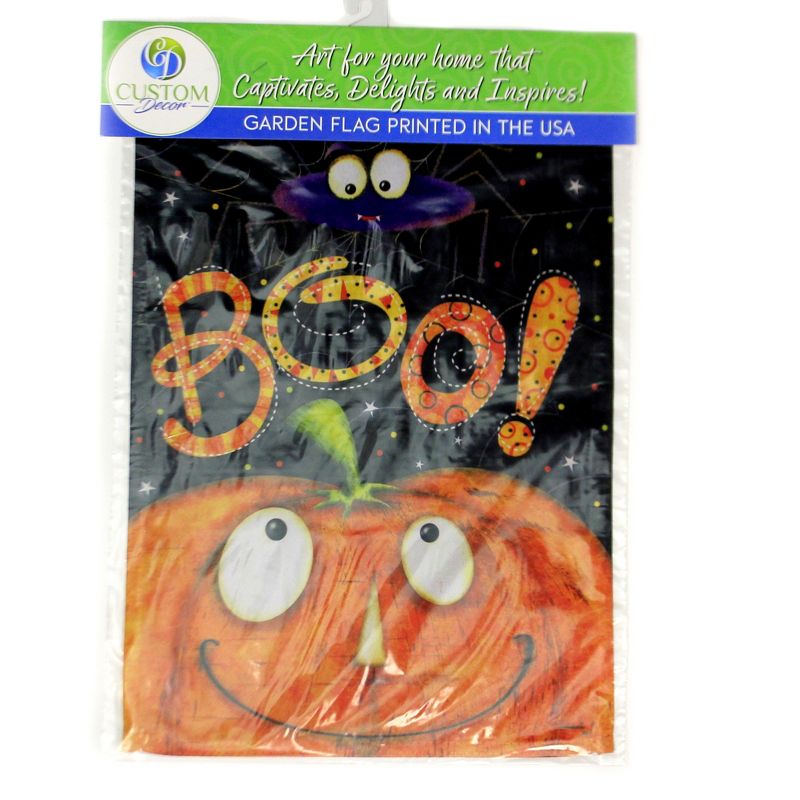 Home & Garden 18.0" Boo Spider Flag Double Sided Custom Decor  -  Flags