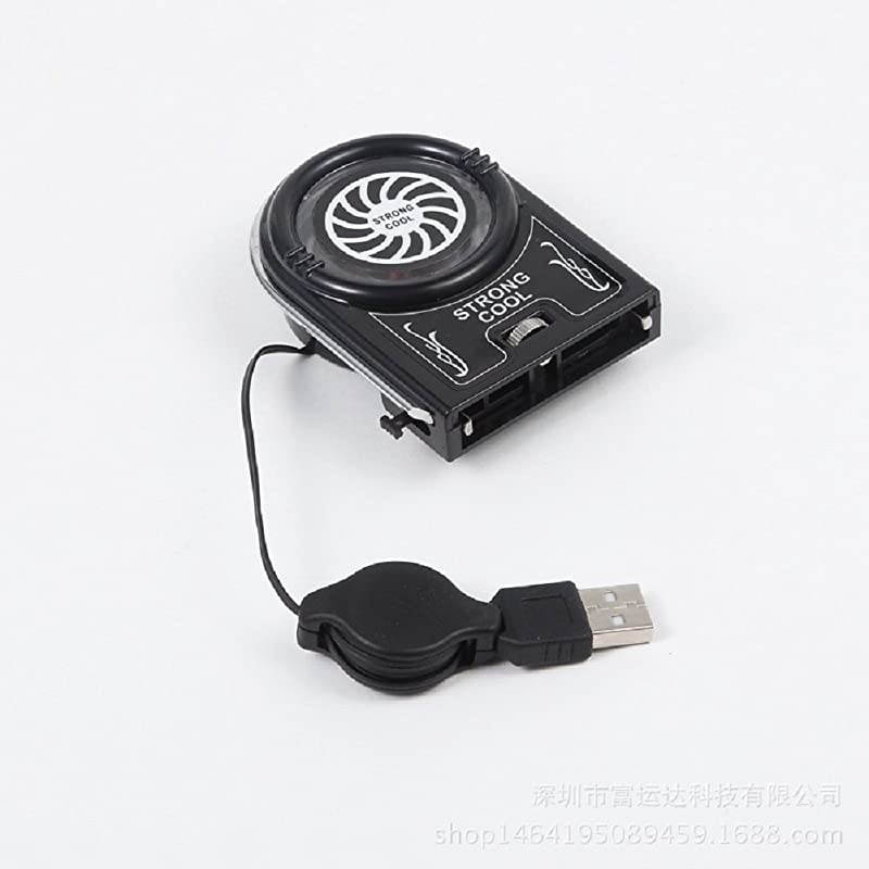 Hount Laptop Cooler Vacuum Fan Rapid CoolingGaming Mate LED Display Noise Reduction Technology