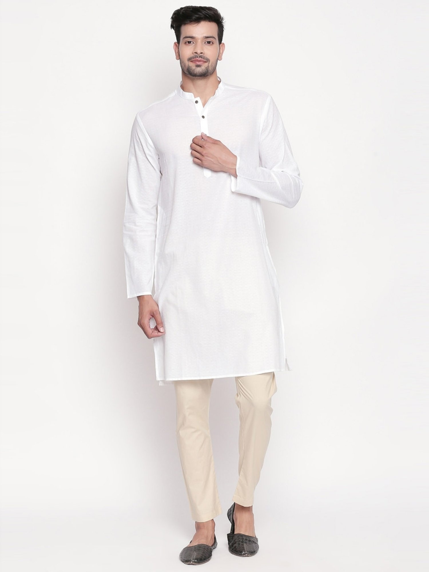 Indus Route by Pantaloons Beige Cotton Regular Fit Pyjamas