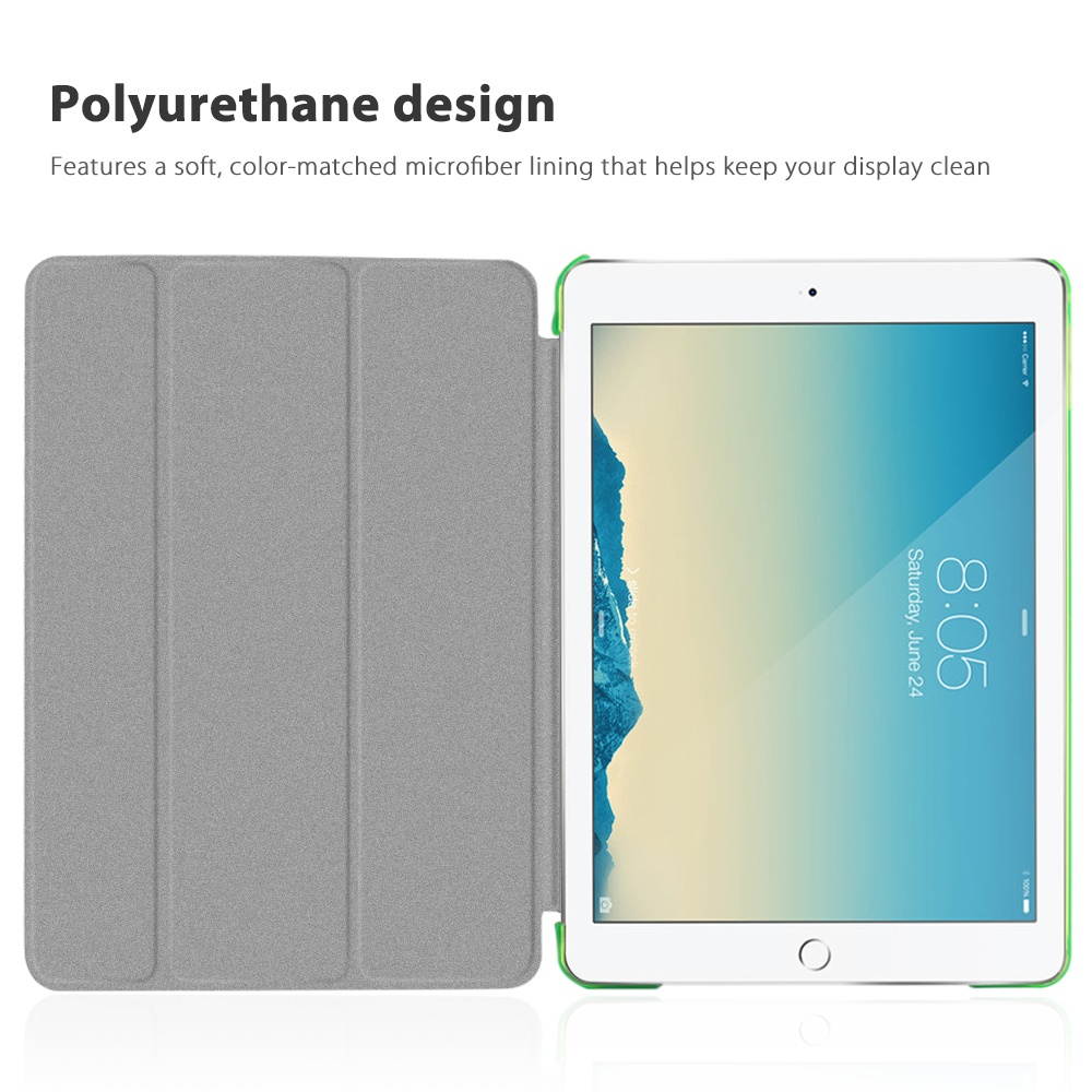 iPad Air 1 Case - Slim Lightweight Shell Smart Cover Stand, Hard Back Protection with Auto Sleep Wake for Apple iPad Air 1 (Football)