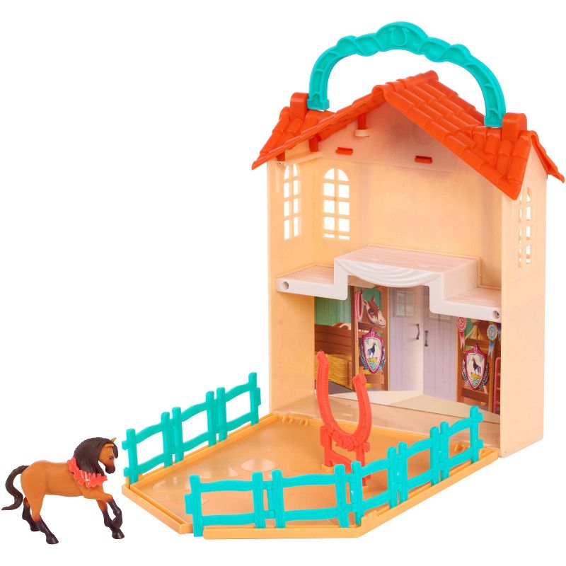 Spirit Riding Free Stow 'n Go Barn Playset