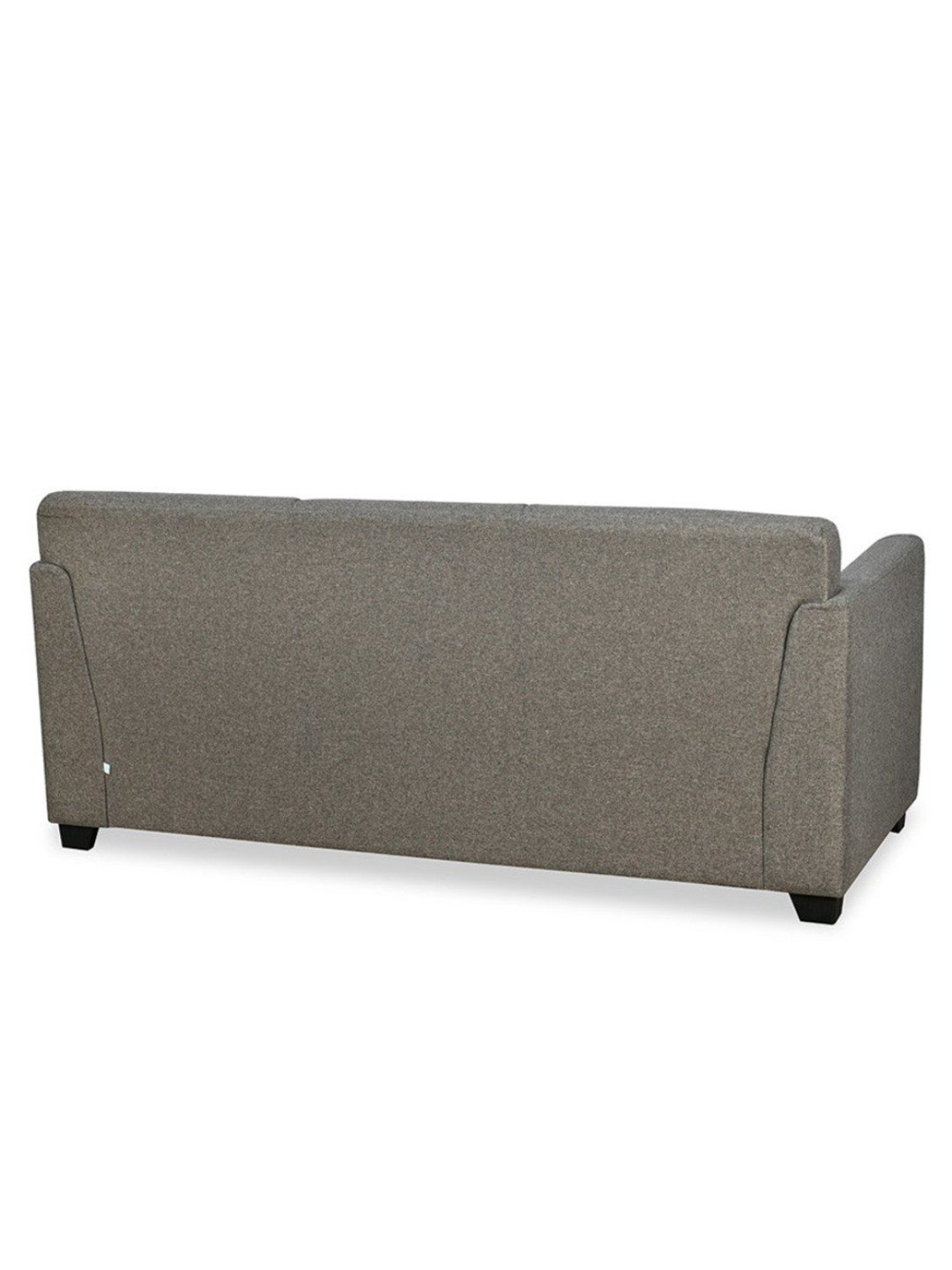 Nilkamal Svelte Dark Brown Fabric - Polyester 3 Seater Sofa