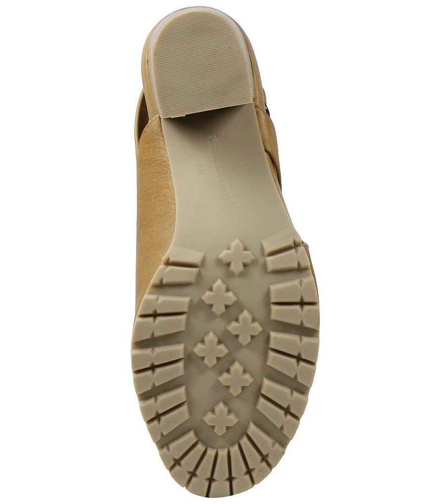 L'Amour Des Pieds Quenton Leather Slingback Sandals