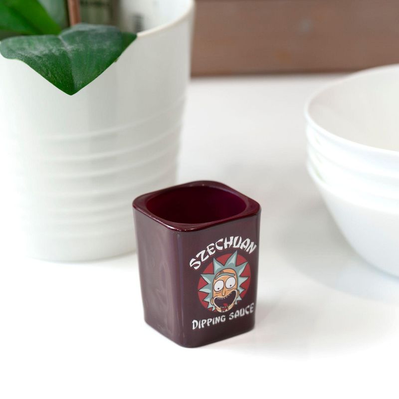 Just Funky Rick and Morty Szechuan Dipping Sauce Shot Glass