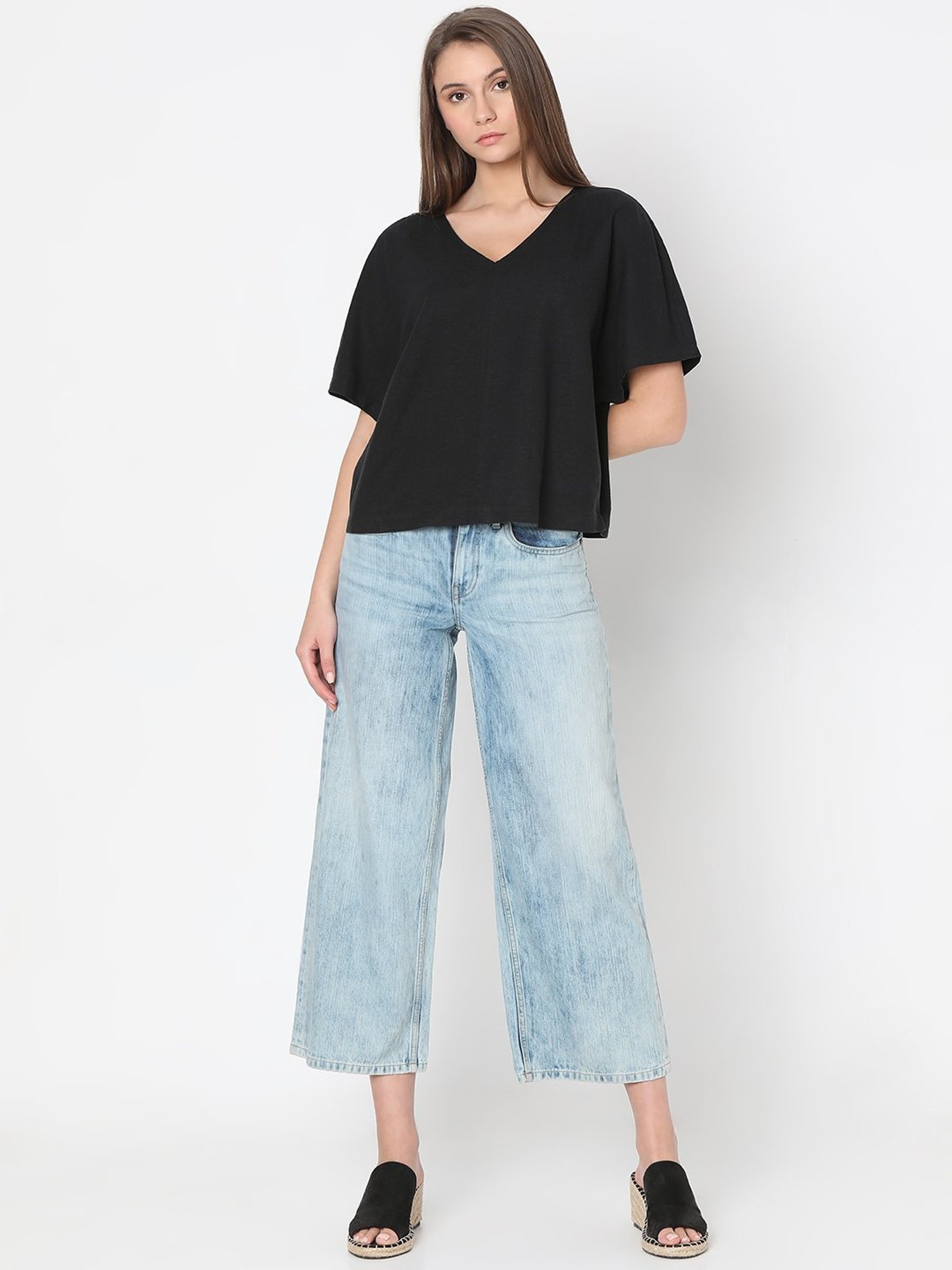 Vero Moda Black Regular Fit Top