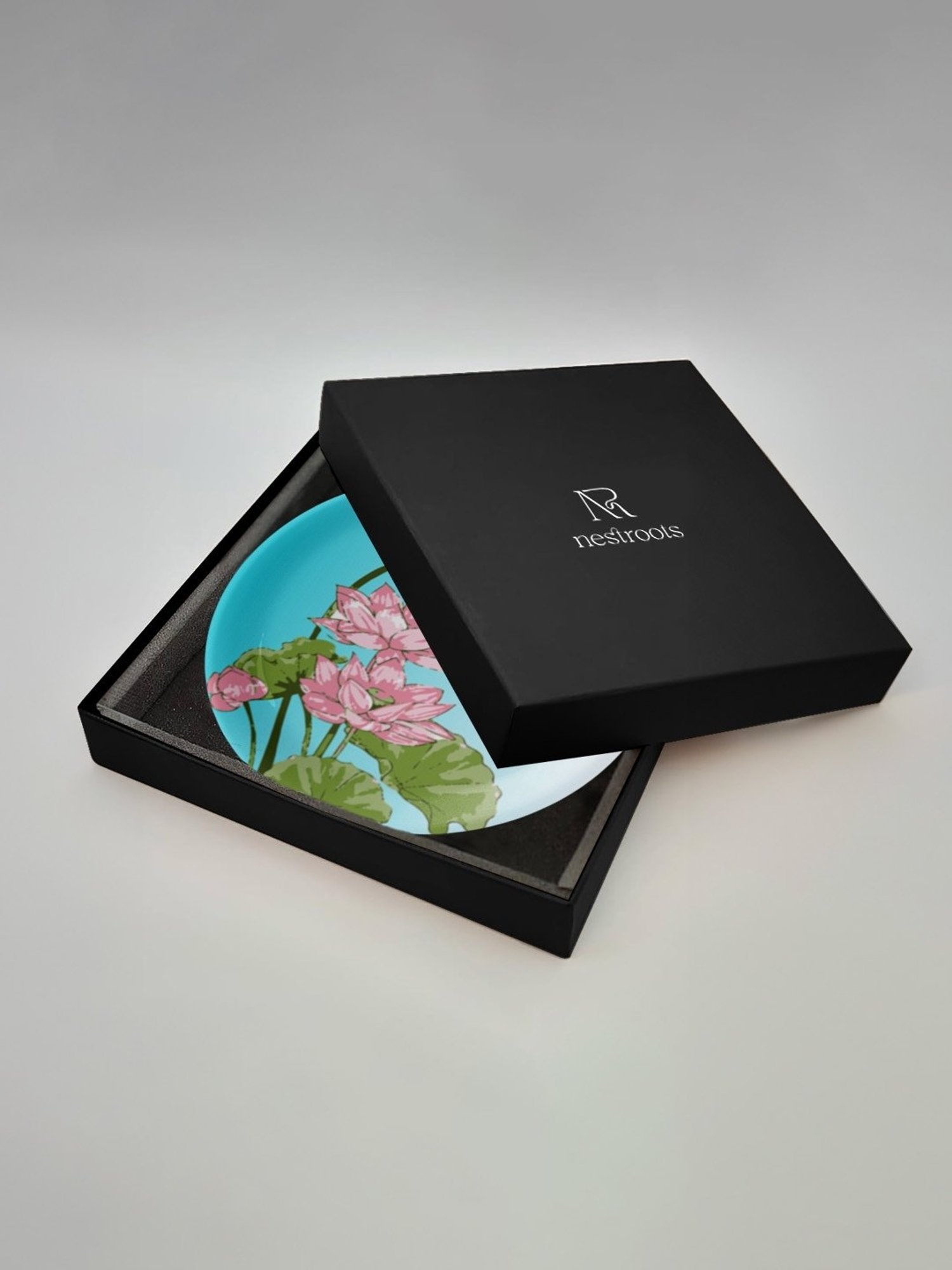 Nestroots Pichwai Print Multicolor Porcelain Wall Plate