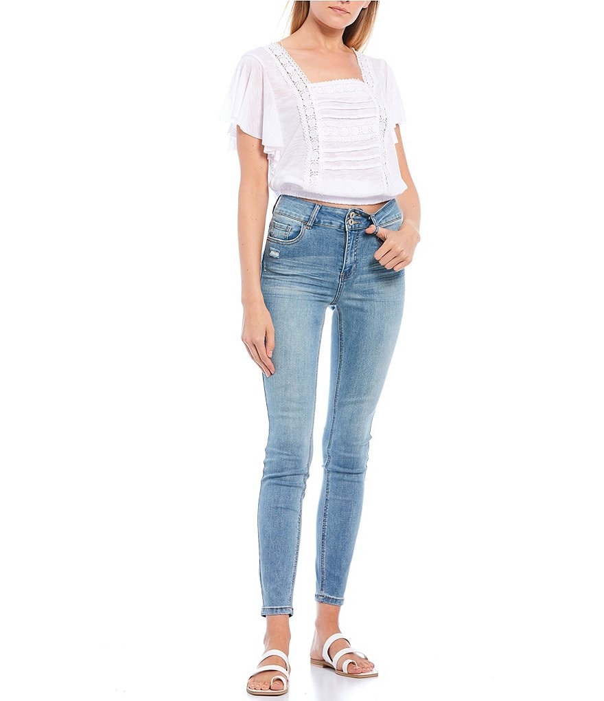 Hippie Laundry Repreve Sustainable High Rise Powerstretch Skinny Jeans