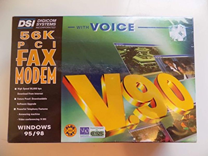 v90 pci data/fax/voice modem