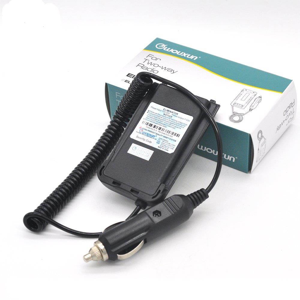 Original Car Charger Battery Eliminator for Wouxun Walkie Talkie KG-UV8D Radio Transceiver KG-UV8D Plus Portable Radio